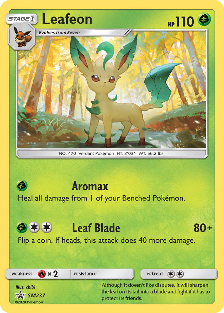 Leafeon (SM237) [Sun & Moon: Black Star Promos] | Chromatic Games