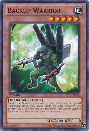 Backup Warrior [BP01-EN159] Common | Chromatic Games