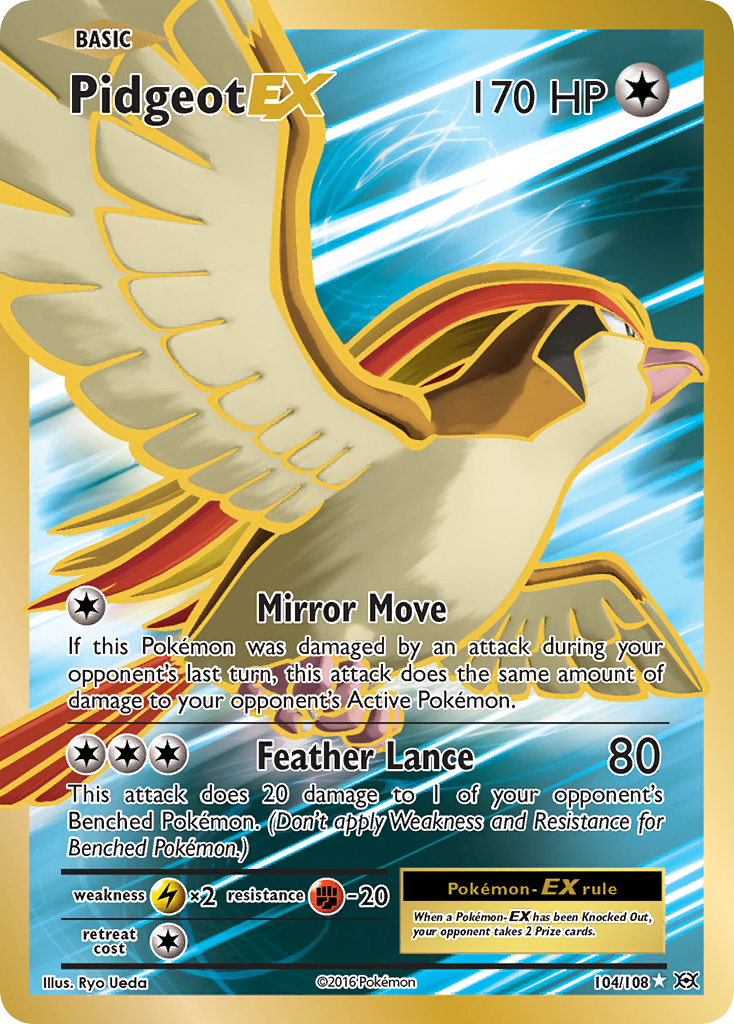 Pidgeot EX (104/108) [XY: Evolutions] | Chromatic Games