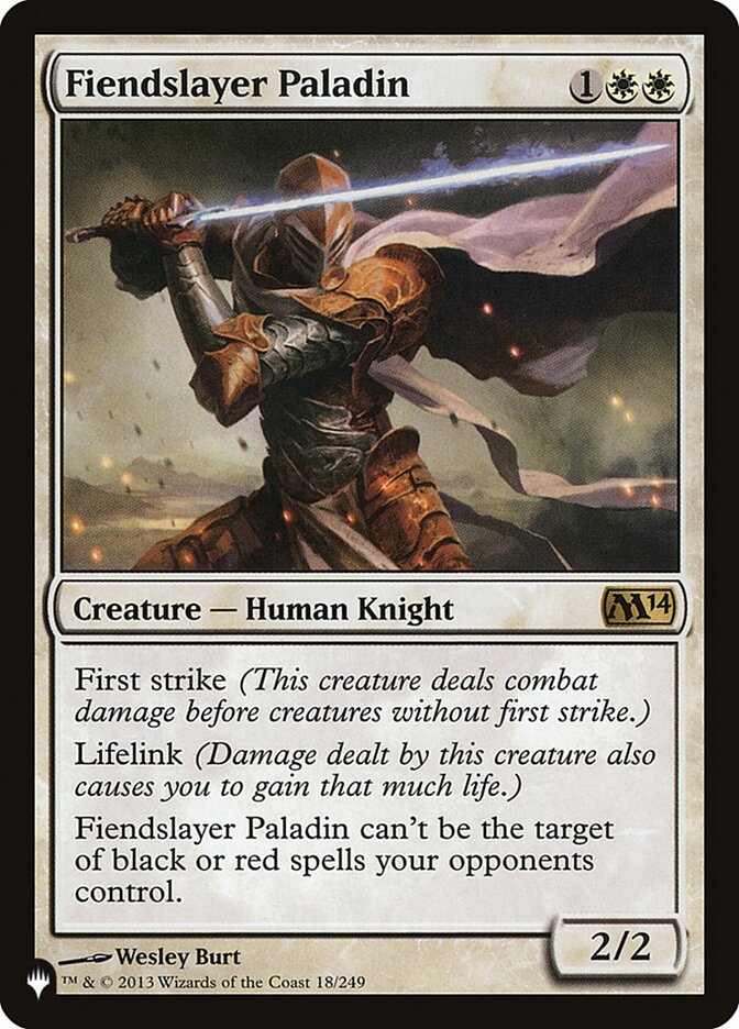 Fiendslayer Paladin [The List] | Chromatic Games