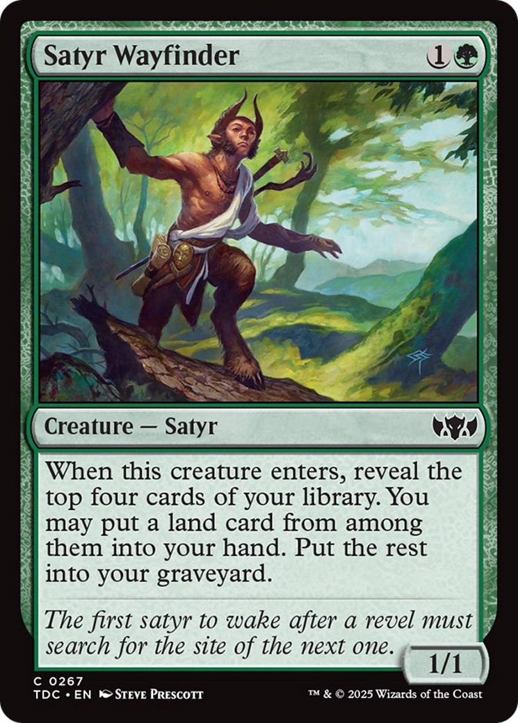 Satyr Wayfinder [Tarkir: Dragonstorm Commander] | Chromatic Games