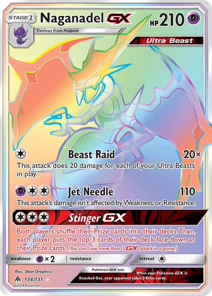 Naganadel GX (134/131) [Sun & Moon: Forbidden Light] | Chromatic Games