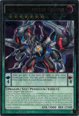 Odd-Eyes Rebellion Dragon [CORE-EN051] Ultimate Rare | Chromatic Games