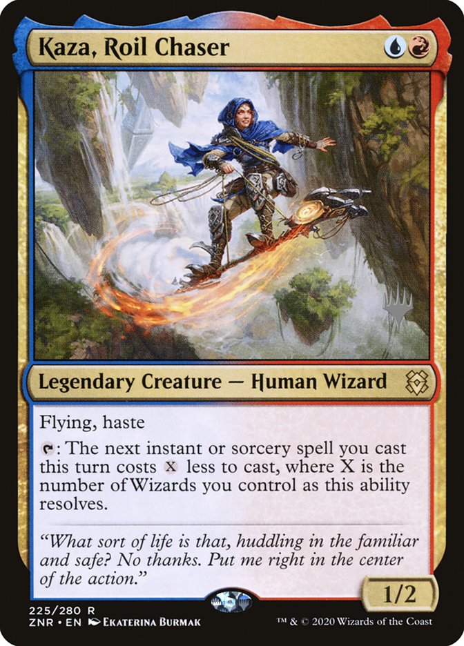 Kaza, Roil Chaser (Promo Pack) [Zendikar Rising Promos] | Chromatic Games
