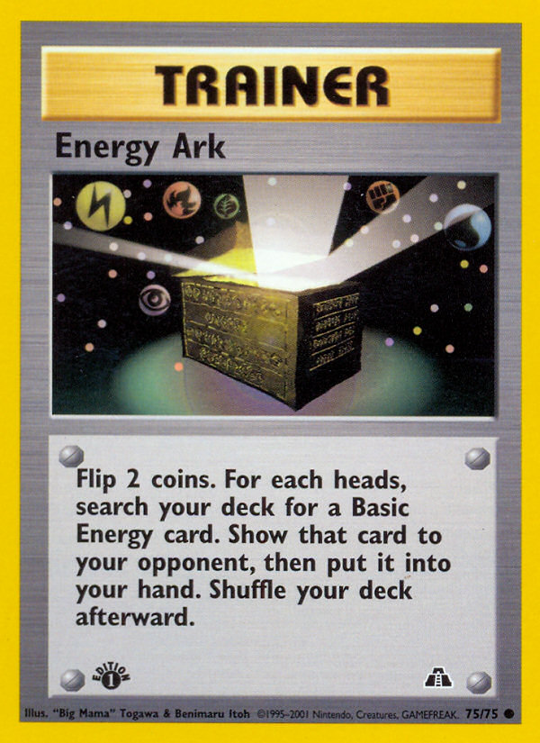 Energy Ark (75/75) [Neo Discovery 1st Edition] | Chromatic Games