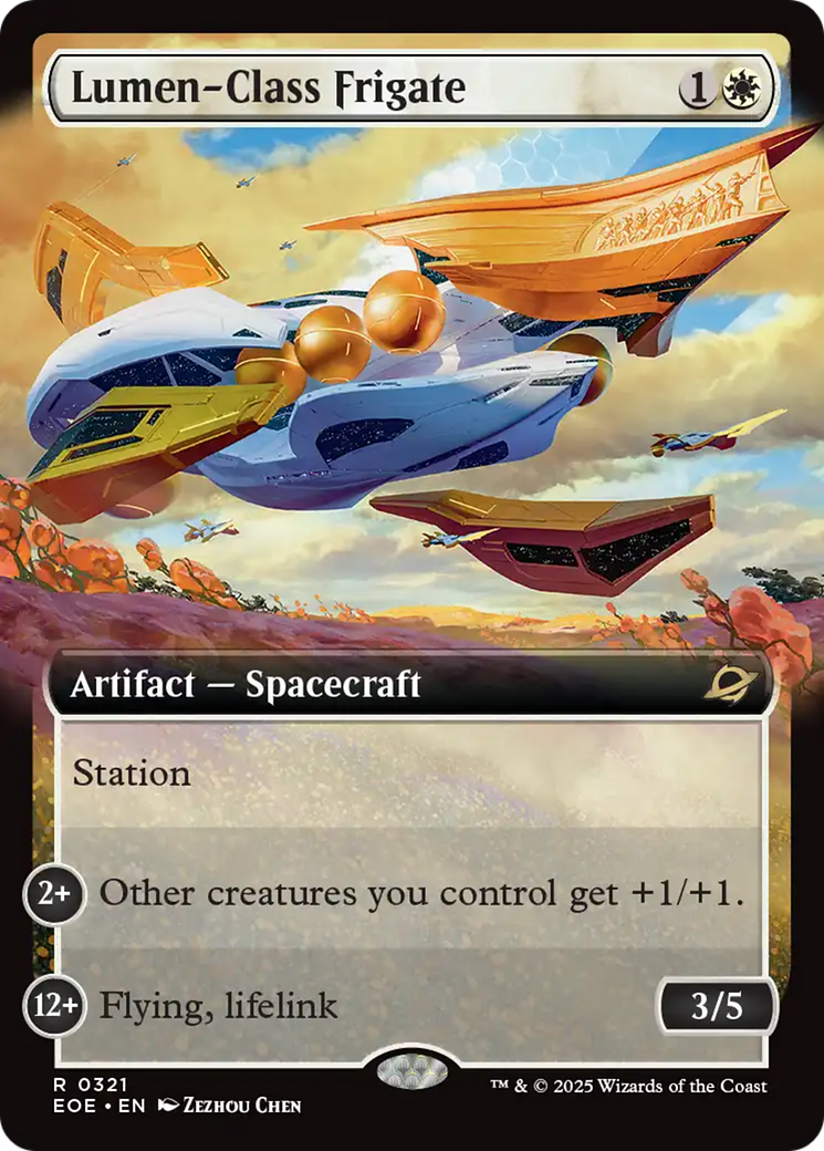 Lumen-Class Frigate (Extended Art) [Edge of Eternities] | Chromatic Games