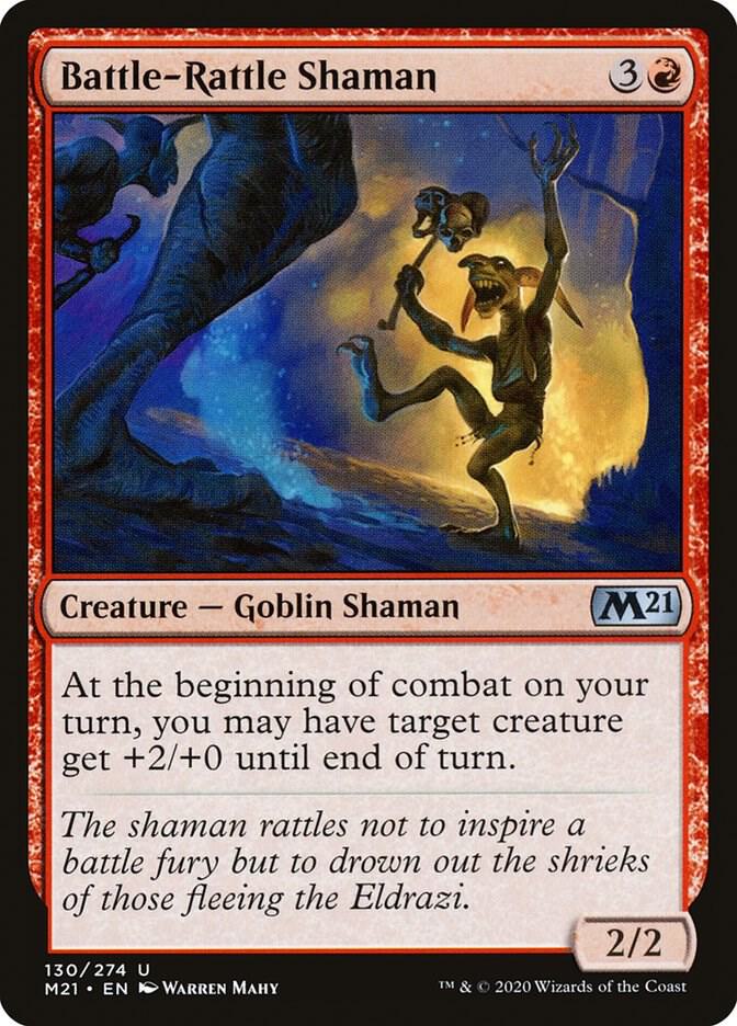 Battle-Rattle Shaman 130 (Core Set 2021)  | Chromatic Games
