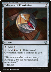 Talisman of Conviction [Phyrexia: All Will Be One Commander] | Chromatic Games