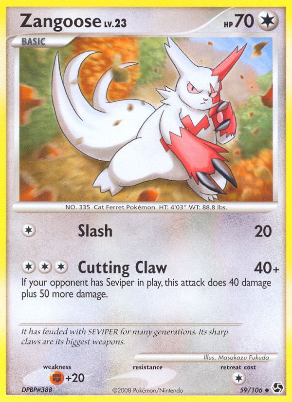 Zangoose (59/106) [Diamond & Pearl: Great Encounters] | Chromatic Games