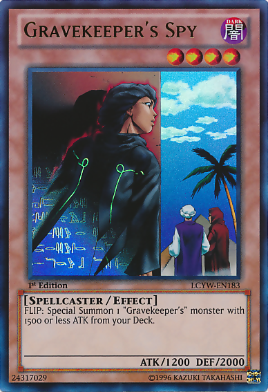 Gravekeeper's Spy [LCYW-EN183] Ultra Rare | Chromatic Games