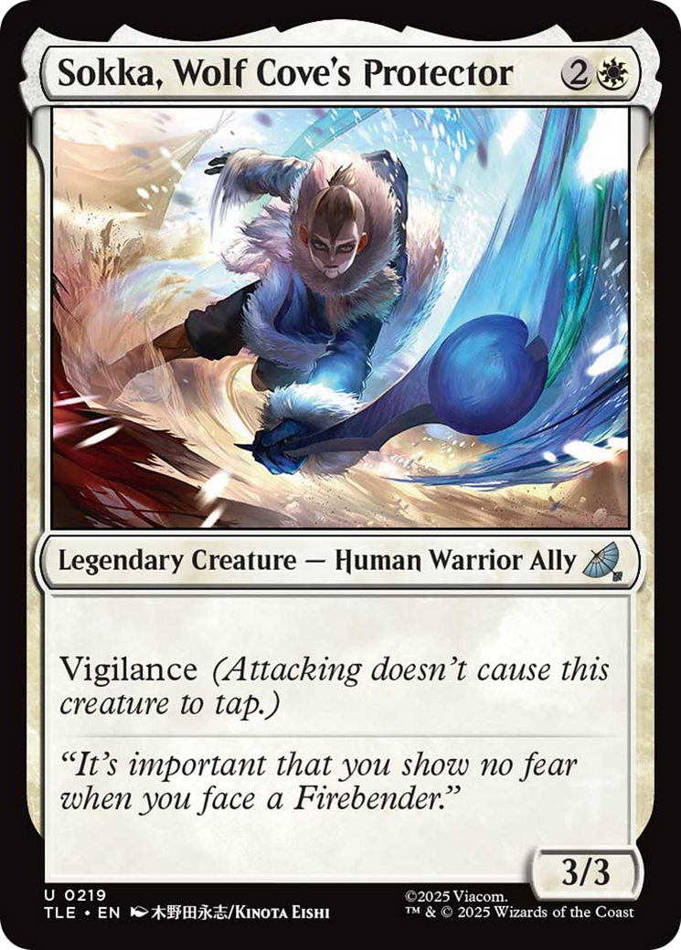 Sokka, Wolf Cove's Protector [Avatar: The Last Airbender: Eternal-Legal] | Chromatic Games