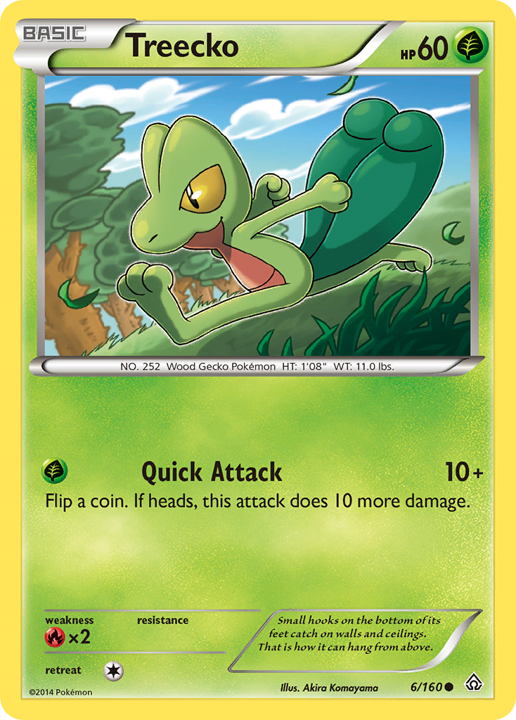 Treecko (6/160) [XY: Primal Clash] | Chromatic Games