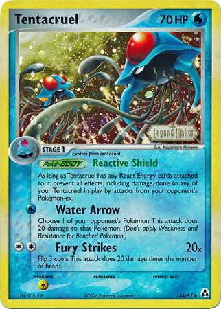 Tentacruel (45/92) (Stamped) [EX: Legend Maker] | Chromatic Games