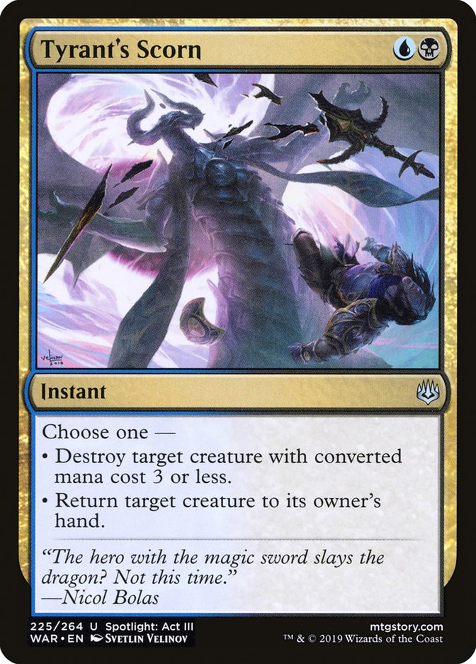 Tyrant's Scorn 225/264 (War of the Spark)  - Foil | Chromatic Games