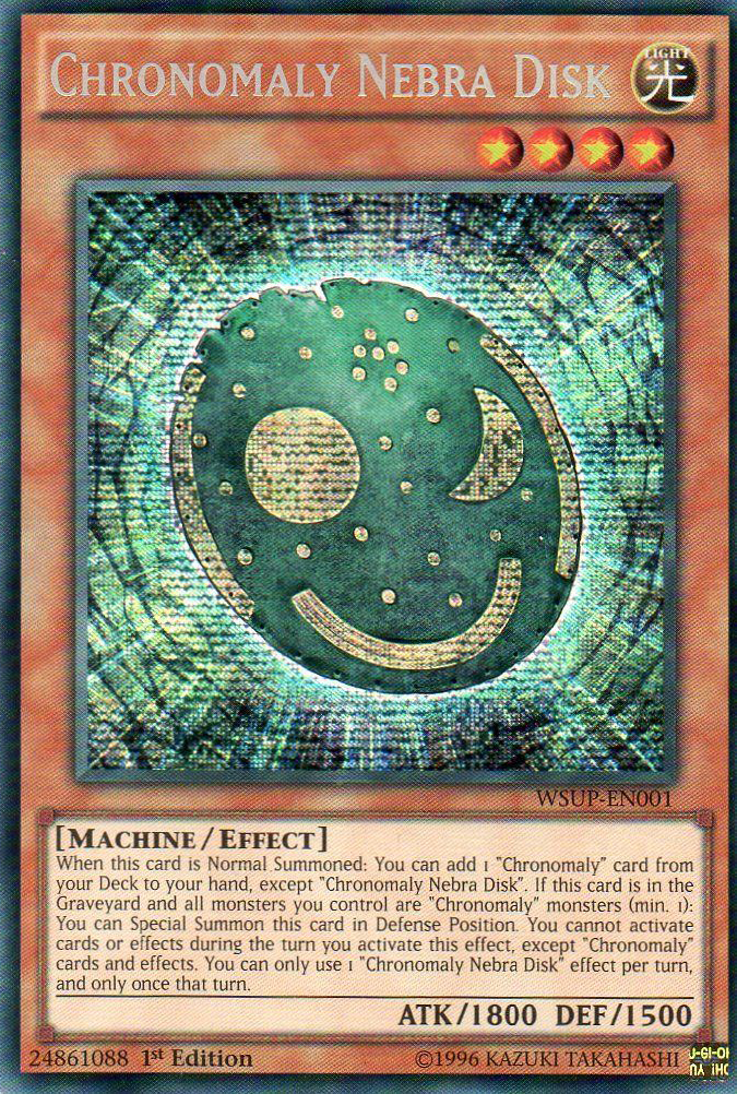 Chronomaly Nebra Disk [WSUP-EN001] Secret Rare | Chromatic Games