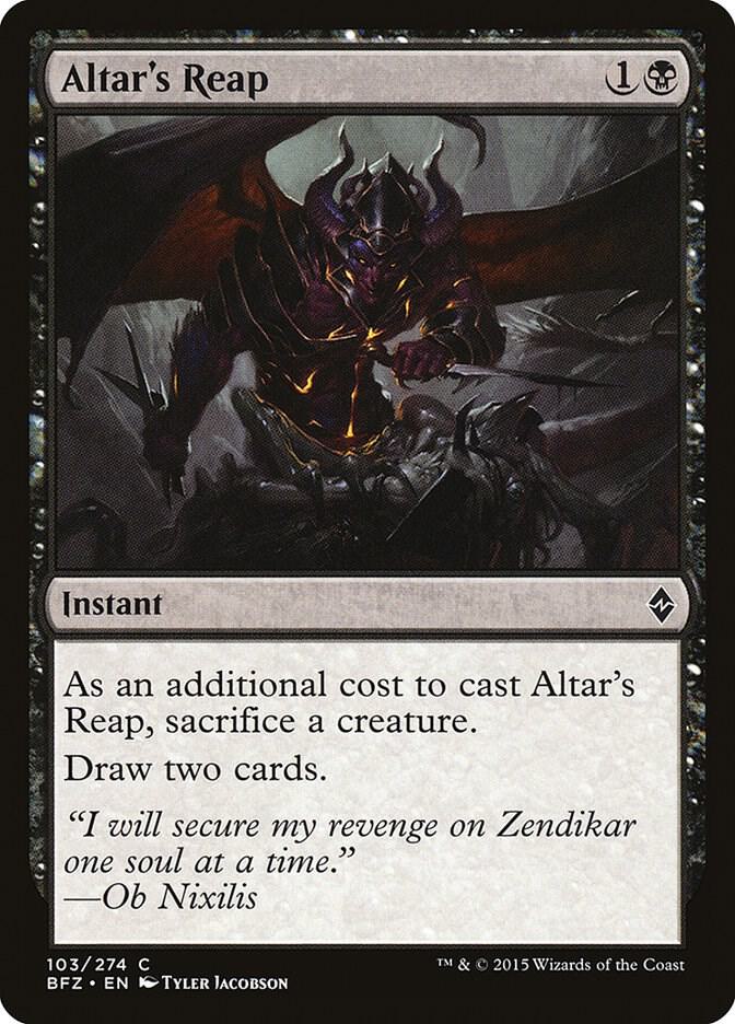 Altar's Reap 103/274 (Battle for Zendikar)  | Chromatic Games
