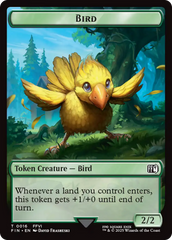 Bird (0016) // Wizard (0014) Double-Sided Token [FINAL FANTASY Tokens] | Chromatic Games