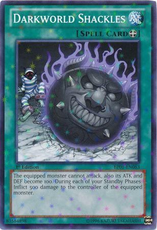 Darkworld Shackles [BP01-EN083] Starfoil Rare | Chromatic Games
