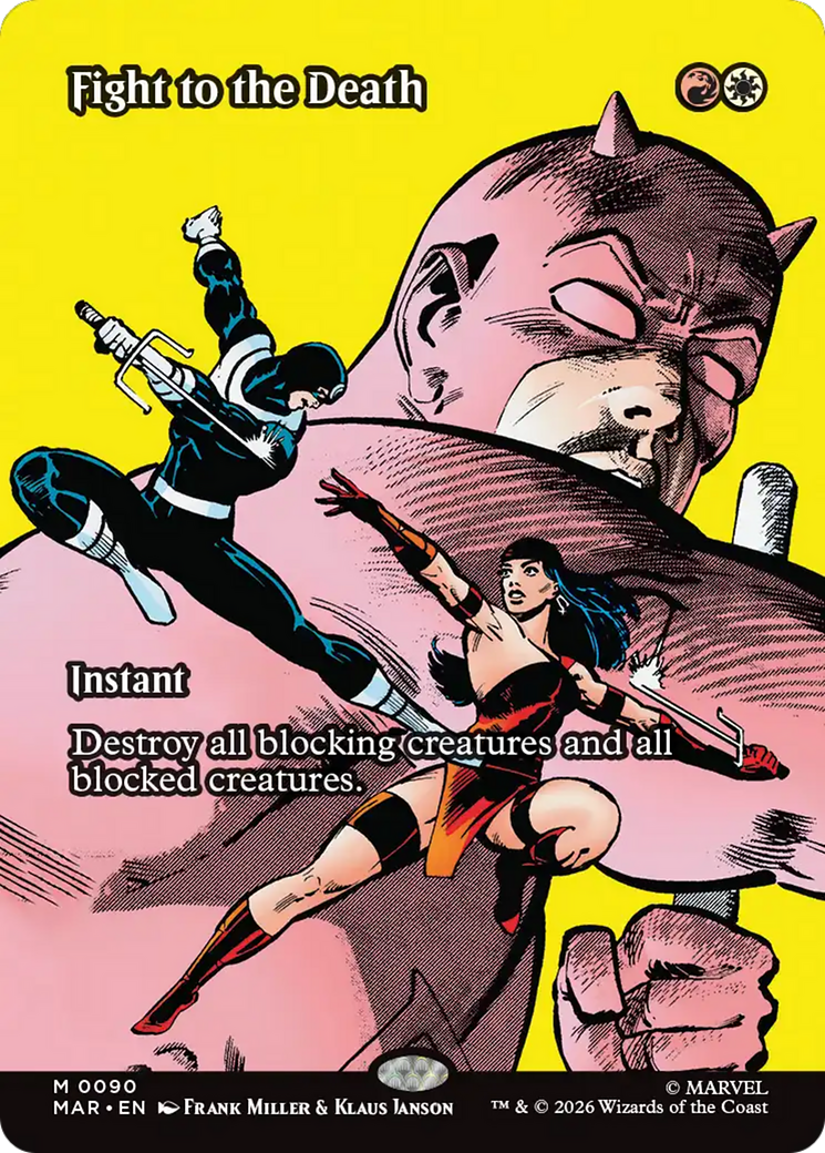 Fight to the Death (Borderless) [Marvel Universe: Eternal-Legal] | Chromatic Games