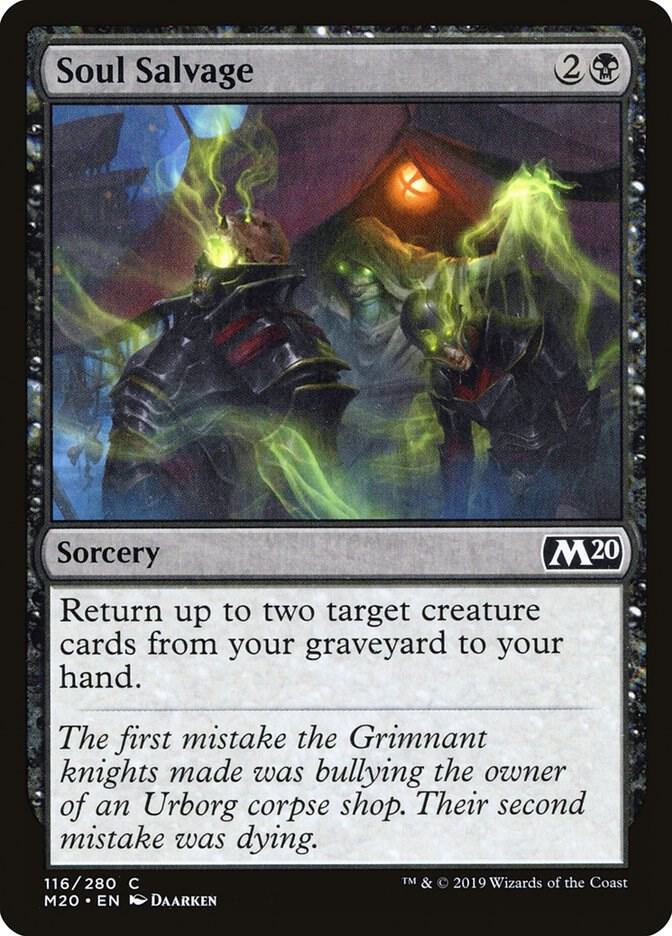 Soul Salvage 116/280 (Core Set 2020)  - Foil | Chromatic Games