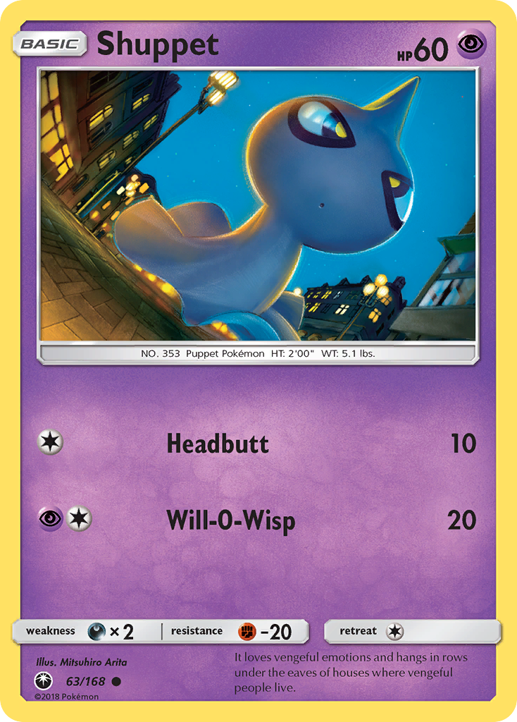 Shuppet (63/168) [Sun & Moon: Celestial Storm] | Chromatic Games