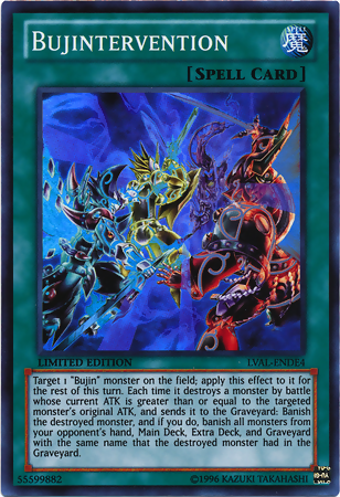 Bujintervention [LVAL-ENDE4] Super Rare | Chromatic Games