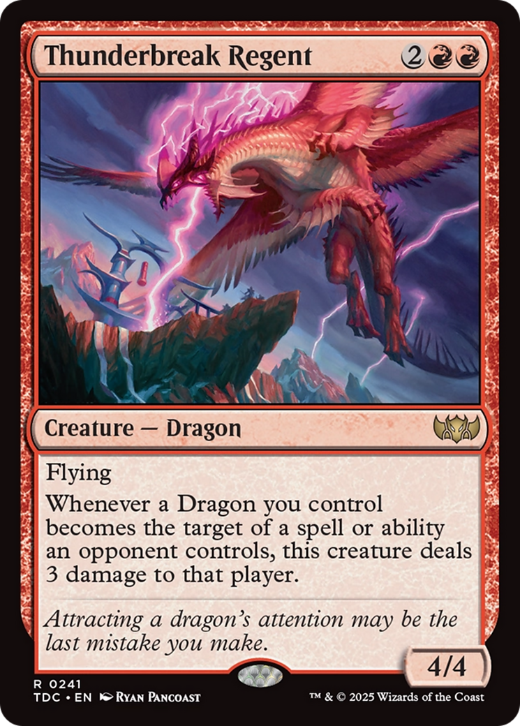 Thunderbreak Regent [Tarkir: Dragonstorm Commander] | Chromatic Games