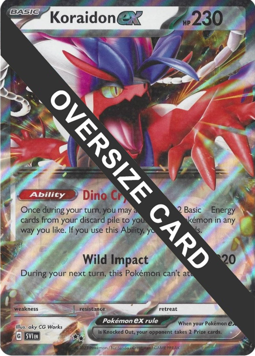 Koraidon ex (125/198) (Jumbo Card) [Scarlet & Violet: Base Set] | Chromatic Games