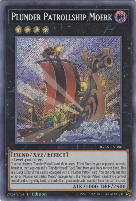 Plunder Patrollship Moerk [IGAS-EN088] Secret Rare | Chromatic Games