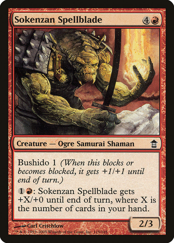 Sokenzan Spellblade [Saviors of Kamigawa] | Chromatic Games