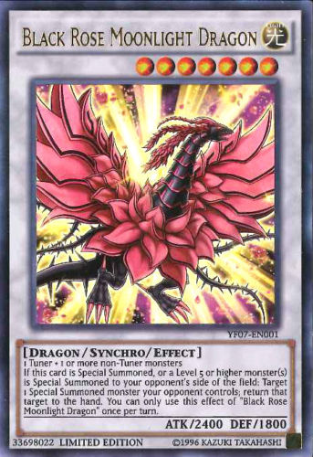 Black Rose Moonlight Dragon [YF07-EN001] Ultra Rare | Chromatic Games