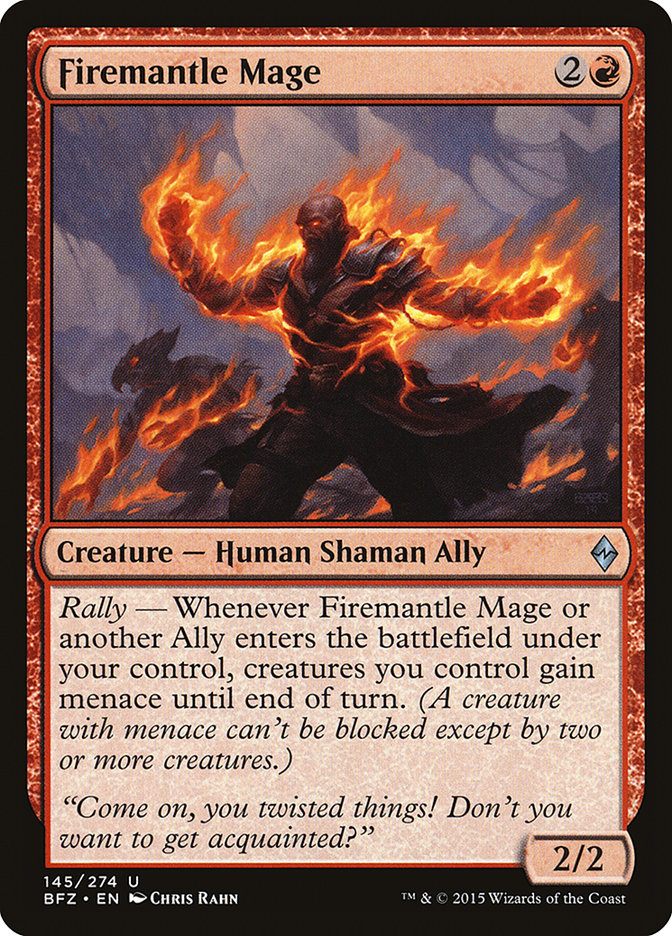Firemantle Mage 145/274 (Battle for Zendikar)  | Chromatic Games