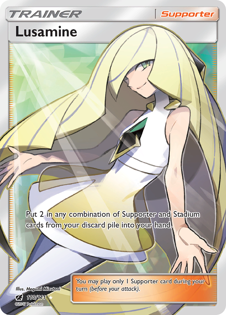 Lusamine (110/111) [Sun & Moon: Crimson Invasion] | Chromatic Games