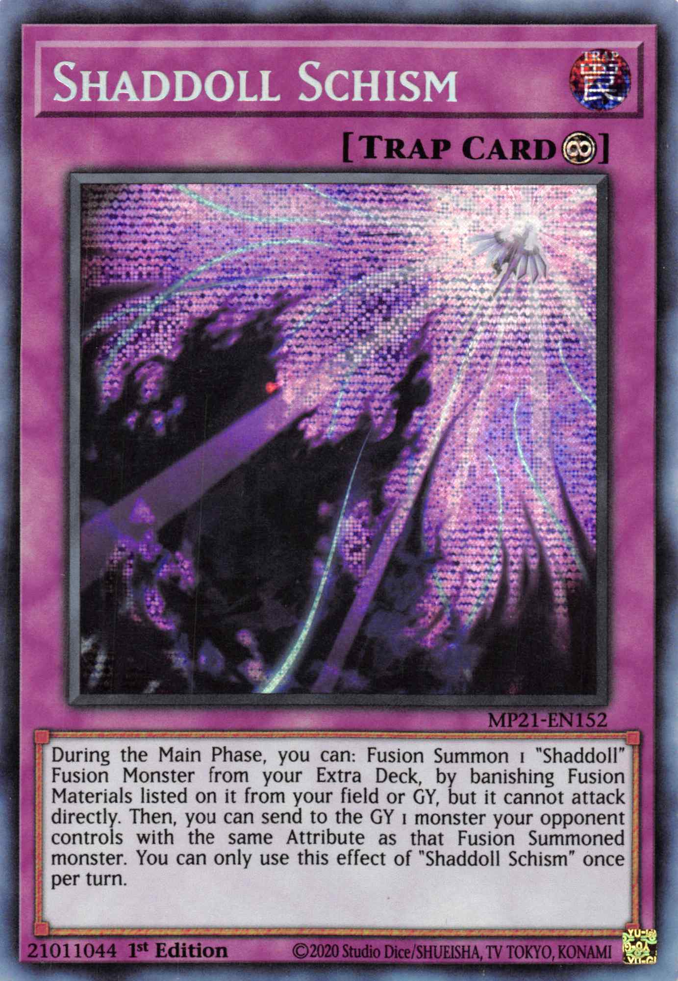 Shaddoll Schism [MP21-EN152] Prismatic Secret Rare | Chromatic Games