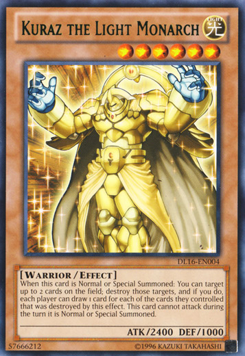 Kuraz the Light Monarch (Green) [DL16-EN004] Rare | Chromatic Games