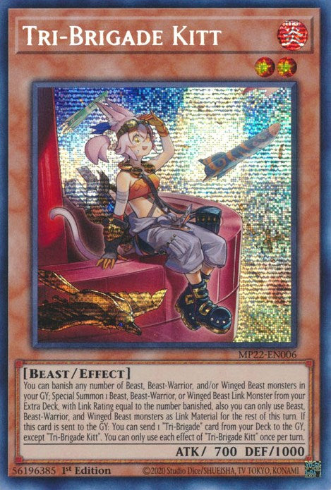 Tri-Brigade Kitt [MP22-EN006] Prismatic Secret Rare | Chromatic Games