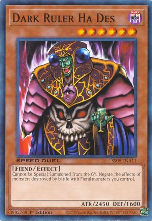 Dark Ruler Ha Des [SS05-ENA11] Common | Chromatic Games