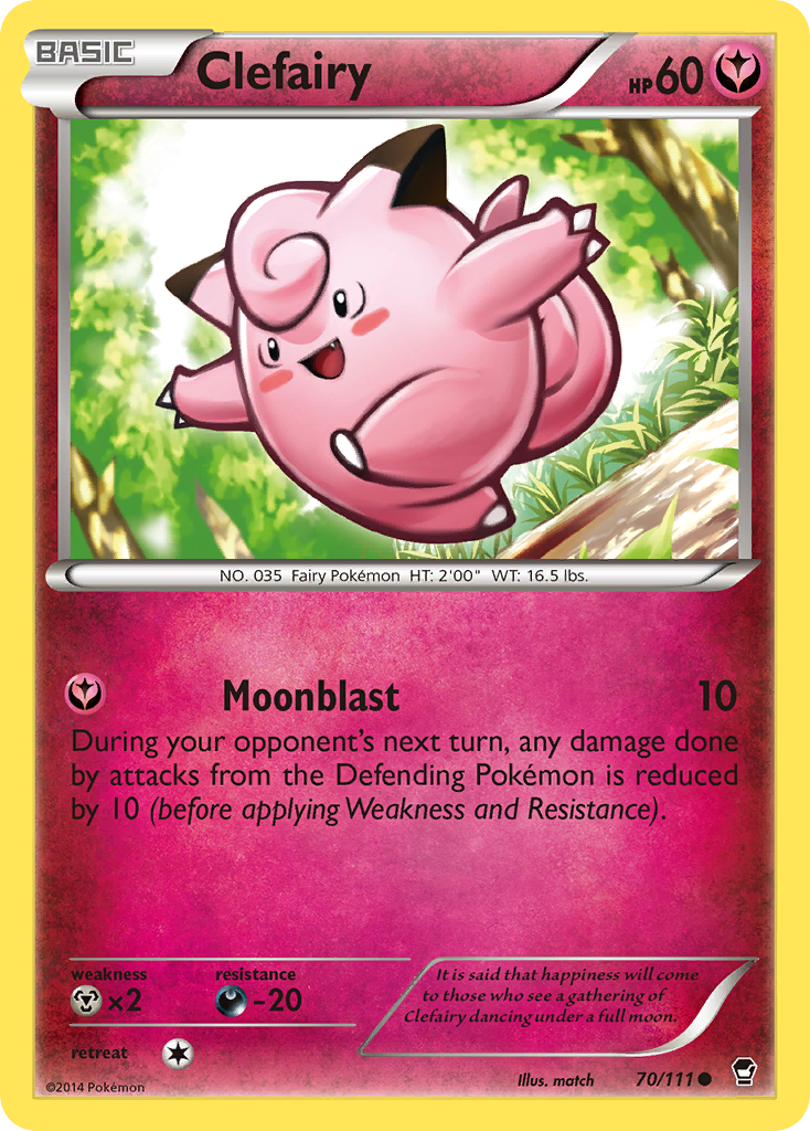 Clefairy (70/111) [XY: Furious Fists] | Chromatic Games