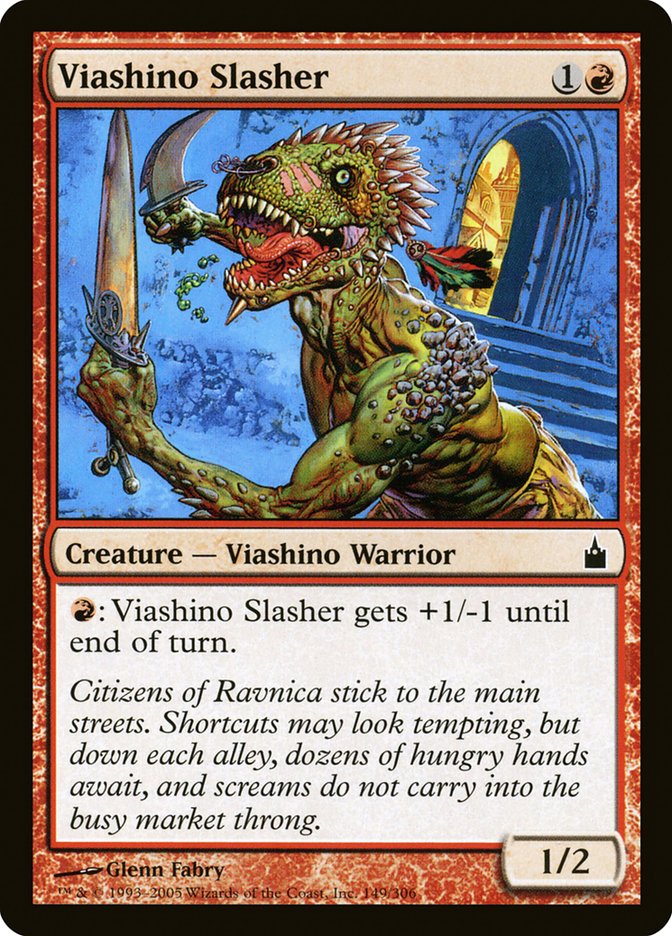 Viashino Slasher 149/306 (Ravnica: City of Guilds)  - Foil | Chromatic Games