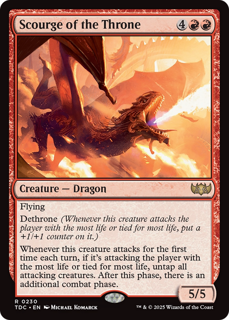 Scourge of the Throne [Tarkir: Dragonstorm Commander] | Chromatic Games