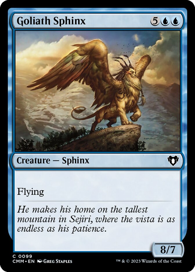 Goliath Sphinx 99/451 (Commander Masters)  | Chromatic Games