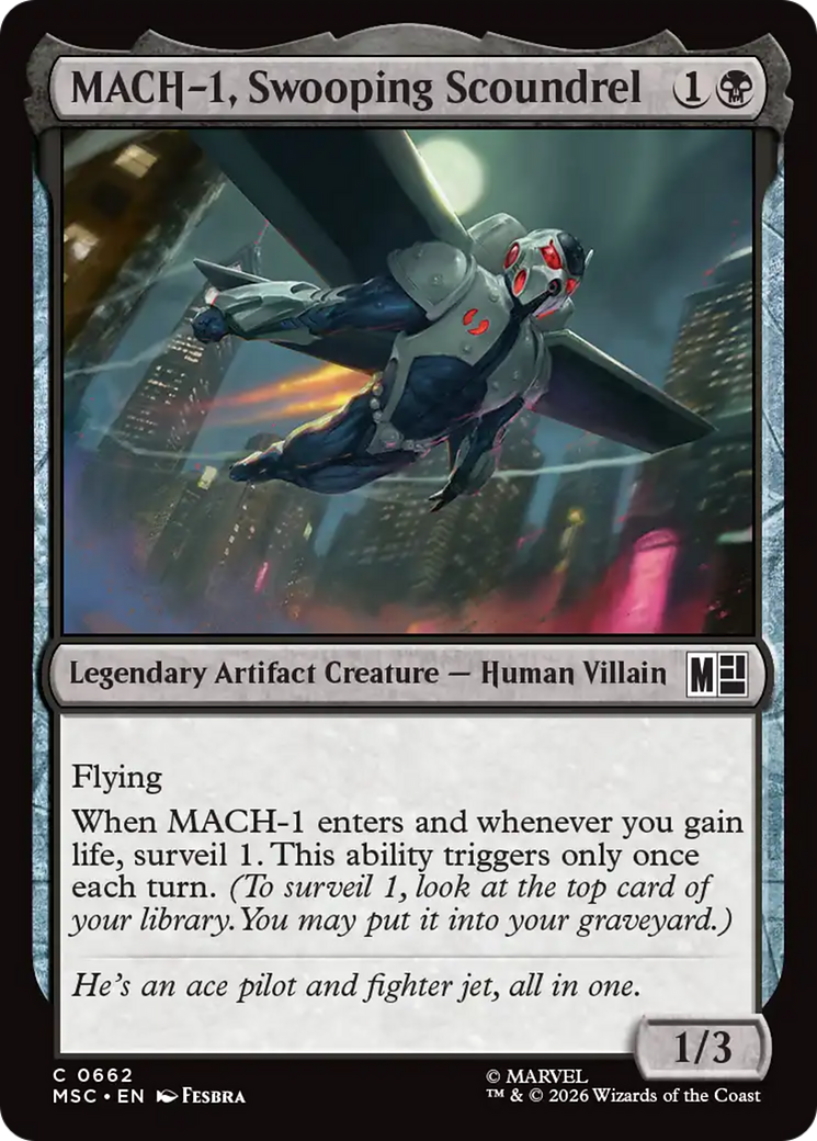 MACH-1, Swooping Scoundrel [Marvel Super Heroes Commander] | Chromatic Games