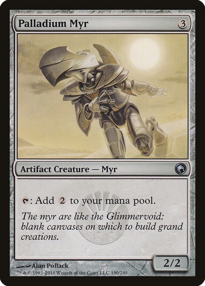 Palladium Myr 190 (Scars of Mirrodin)  | Chromatic Games