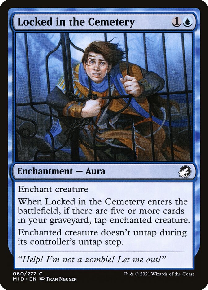 Locked in the Cemetery 60/277 (Innistrad: Midnight Hunt)  - Foil | Chromatic Games
