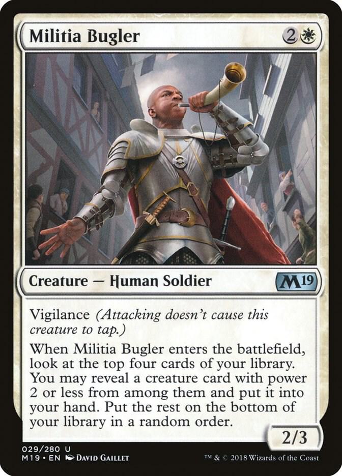 Militia Bugler 29/280 (Core Set 2019)  | Chromatic Games