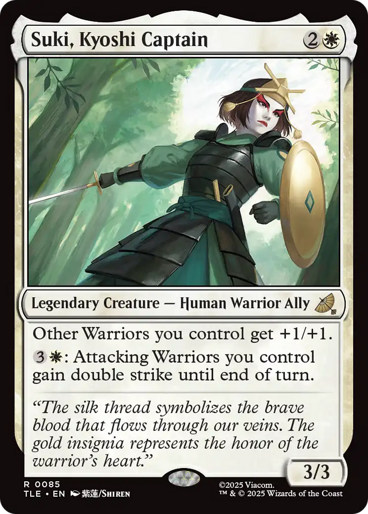 Suki, Kyoshi Captain [Avatar: The Last Airbender: Eternal-Legal] | Chromatic Games