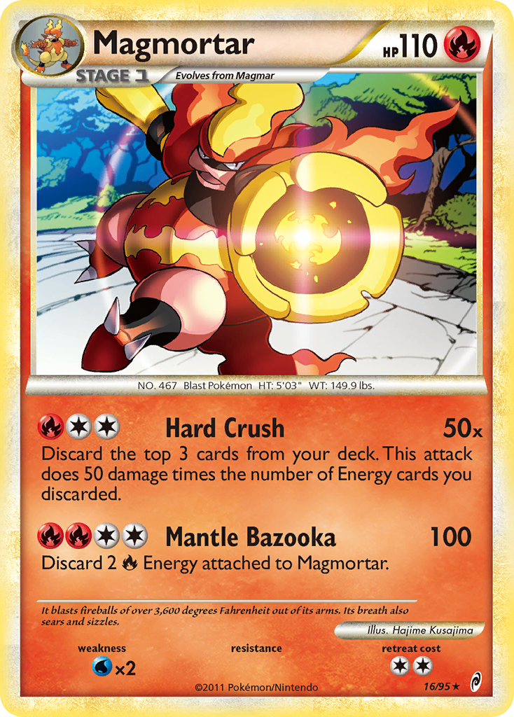 Magmortar (16/95) [HeartGold & SoulSilver: Call of Legends] | Chromatic Games