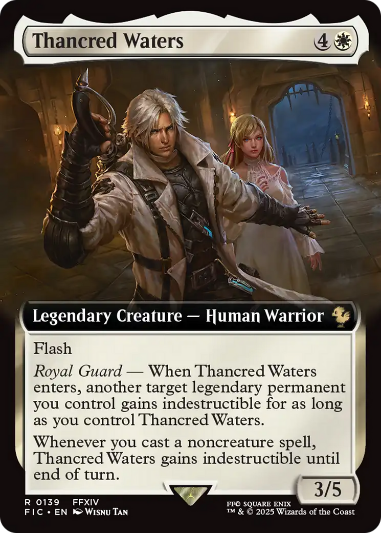 Thancred Waters (Extended Art) [FINAL FANTASY Commander] | Chromatic Games