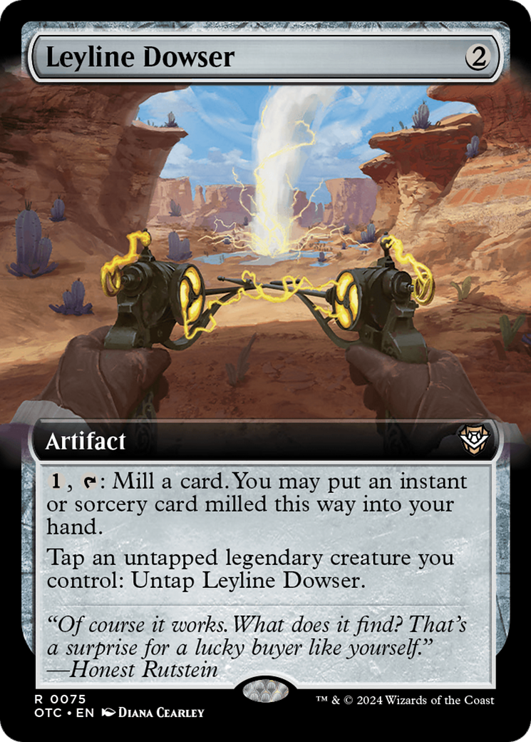 Leyline Dowser (Extended Art) [Outlaws of Thunder Junction Commander] | Chromatic Games