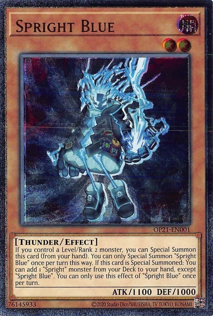 Spright Blue [OP21-EN001] Ultimate Rare | Chromatic Games